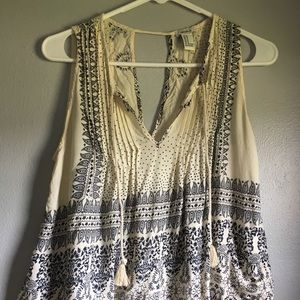 Swing crop top